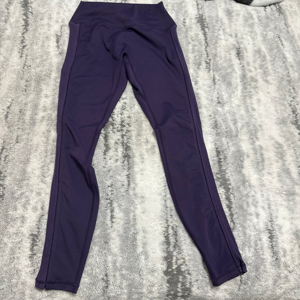 Purple High-Waist Athletic Leggings